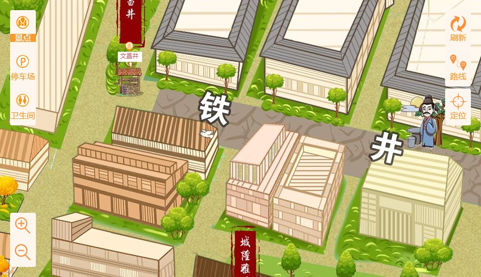 贵南智慧景区：手绘地图与语音导览的完美融合